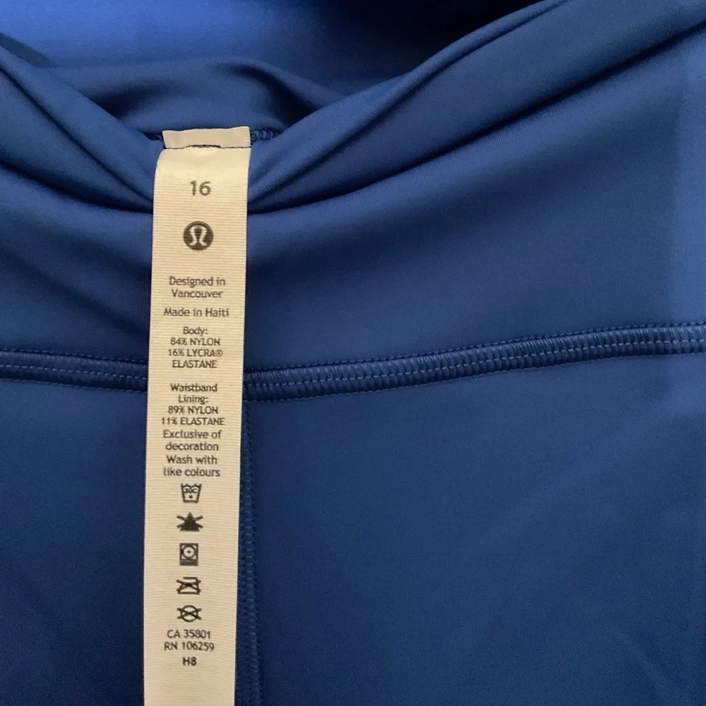 Lululemon High Rise Leggins Size 16 - Picture 6 of 7